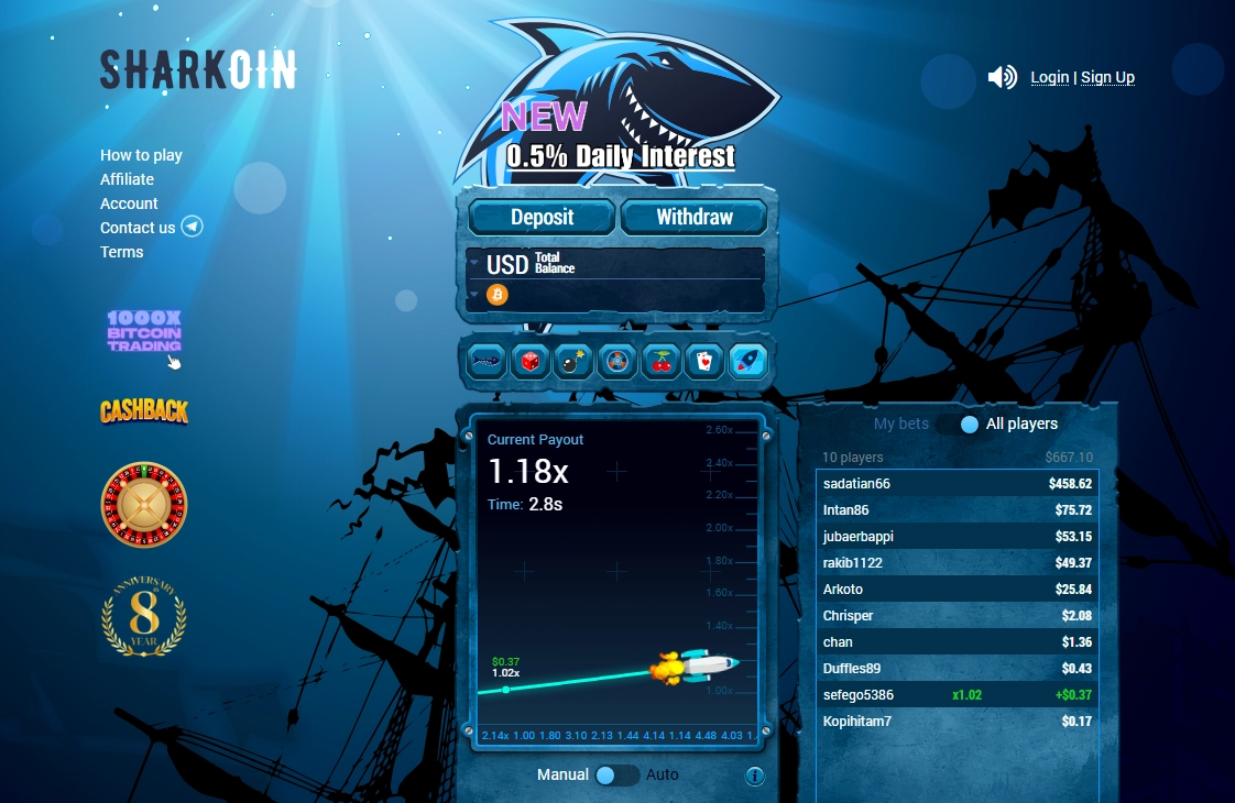 Sharkoin Casino